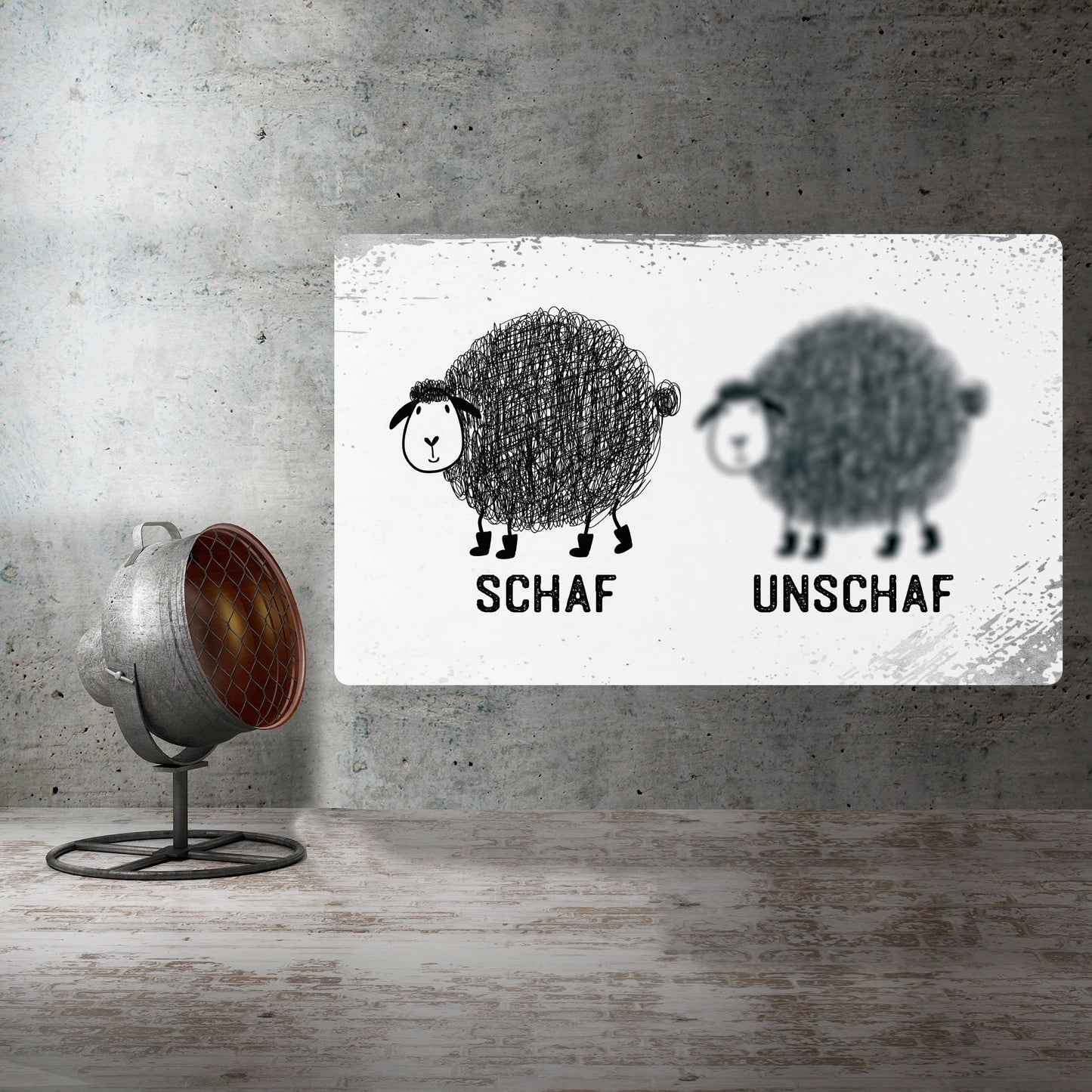 Schild - Schaf - Unschaf