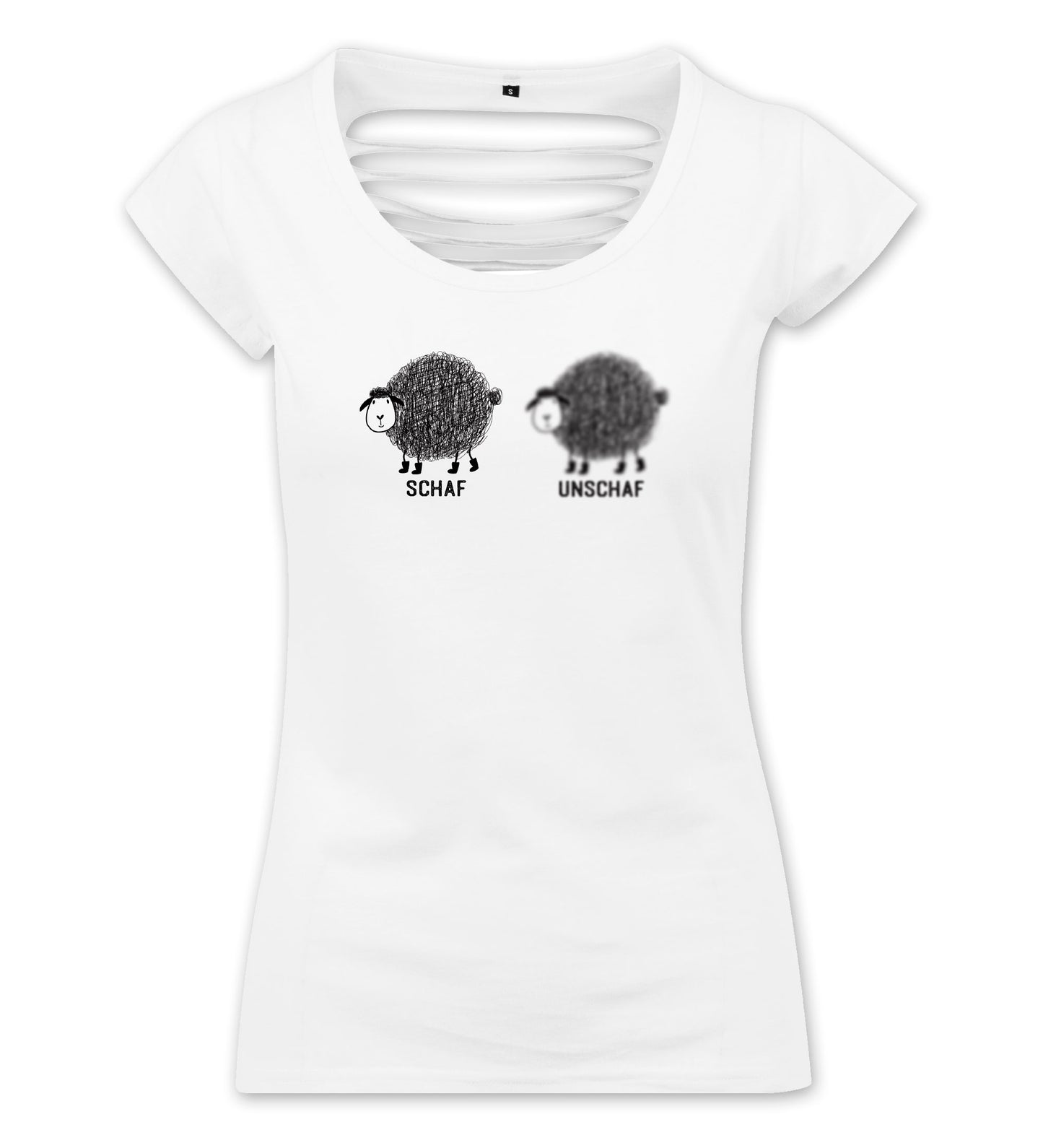 Girlie Shirt: Schaf & Unschaf
