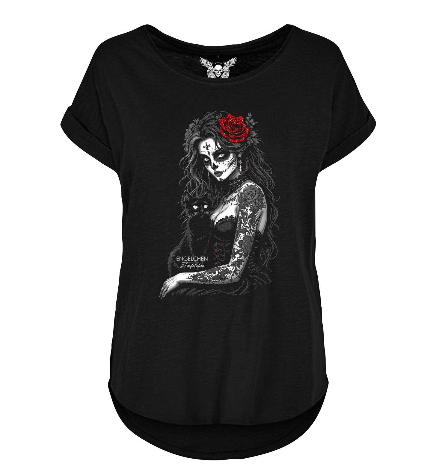 Lady Shirt: Black Cat