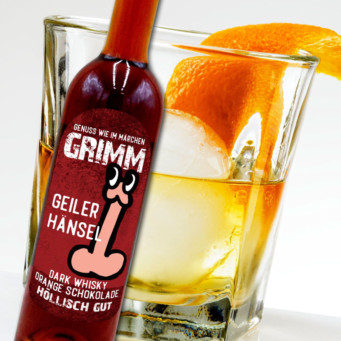Geiler Hänsel - Dark Whisky Orange Schokoladen Likör