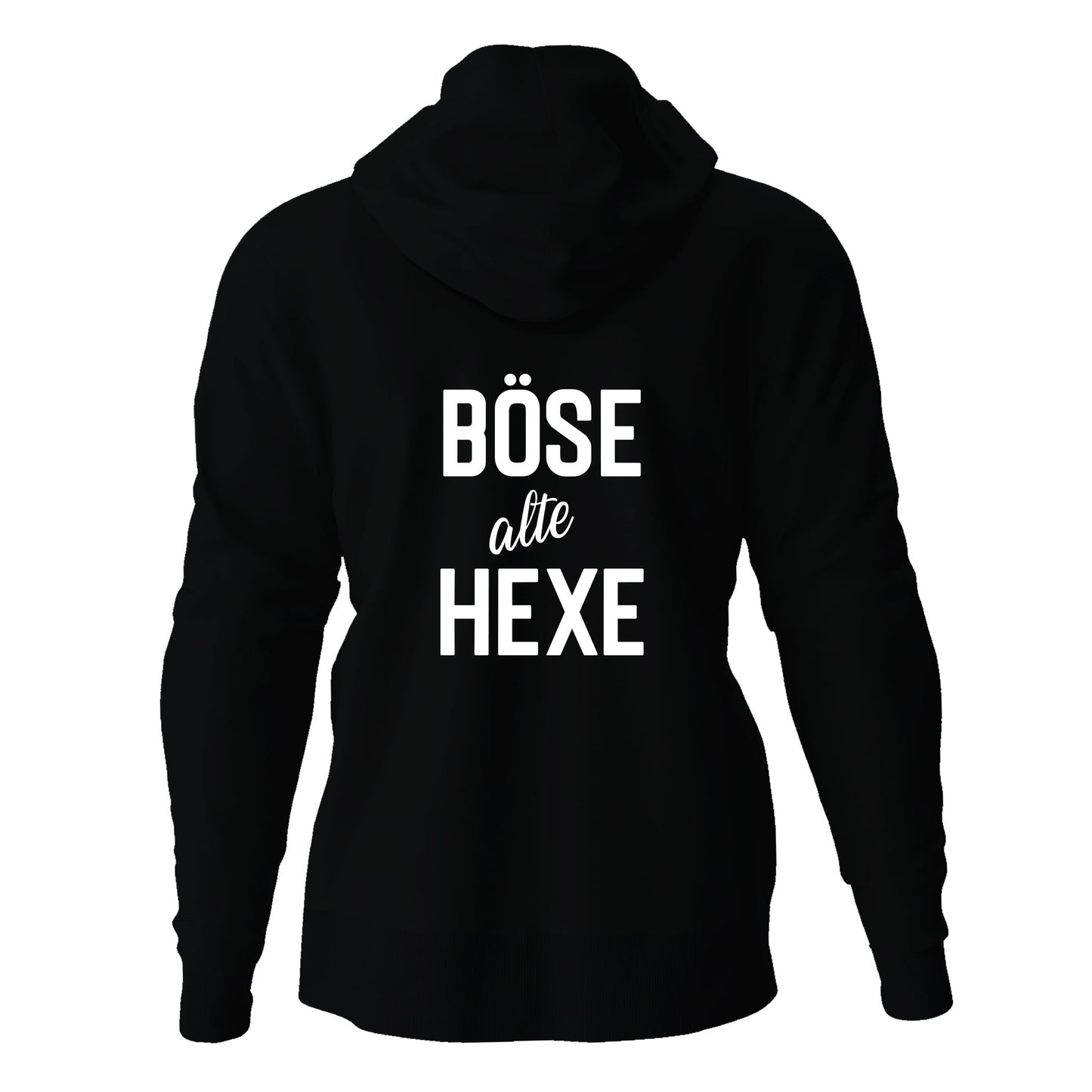 Kapuzenjacke Böse alte Hexe