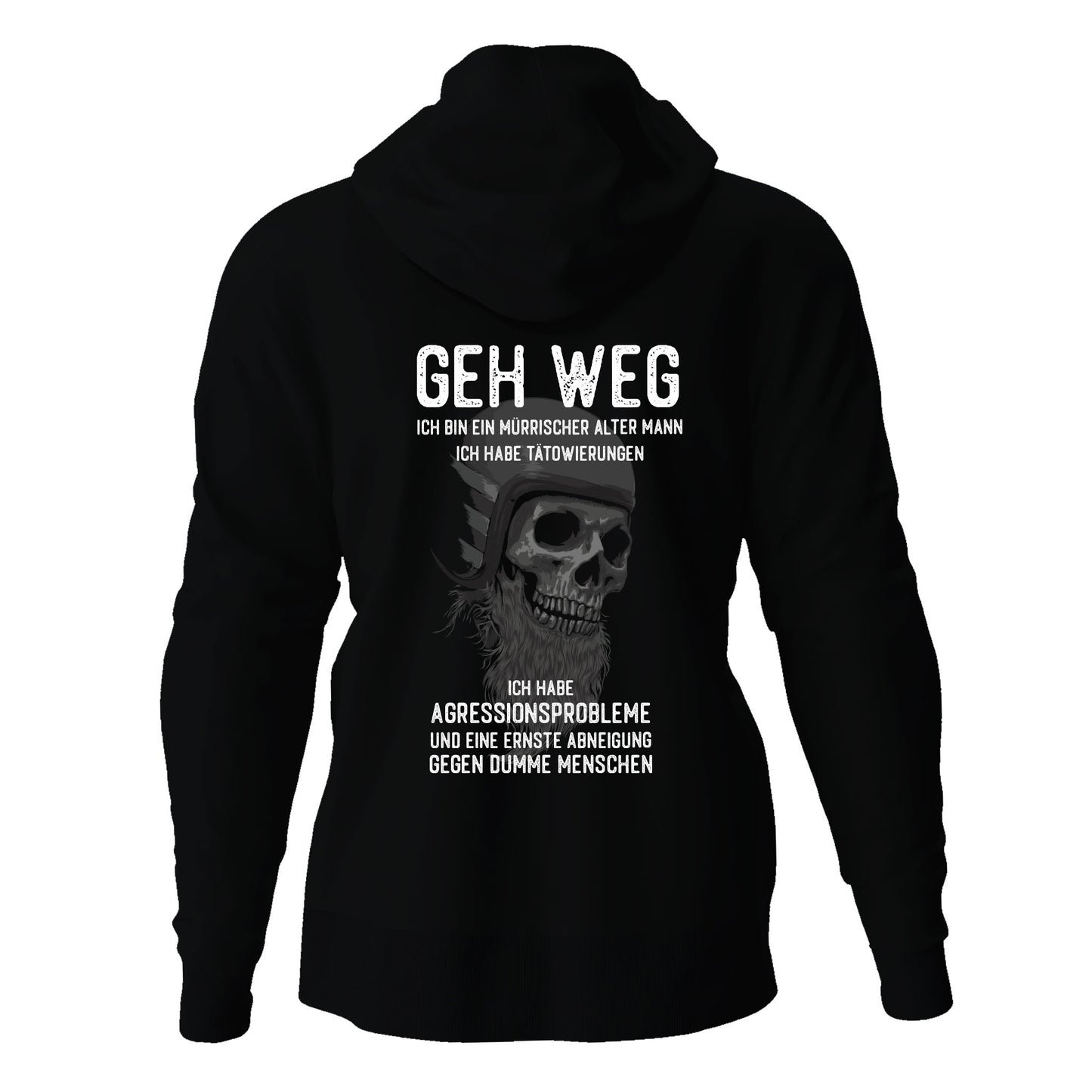 Kapuzenjacke Geh weg ...