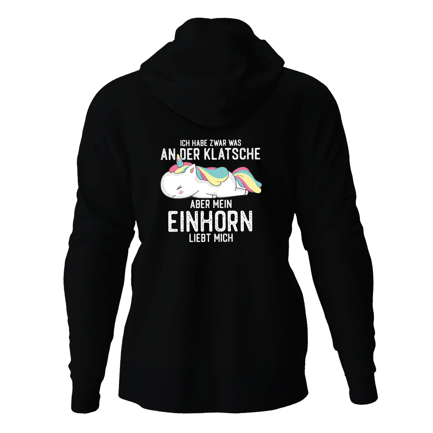 Kapuzenjacke Ich habe zwar was an der Klatsche ...