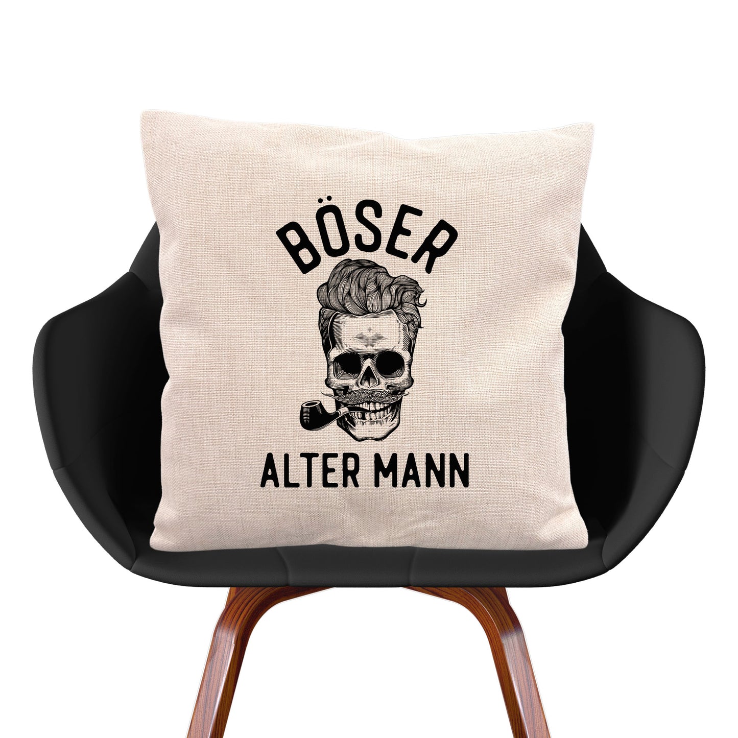 Kissen: Böser alter Mann