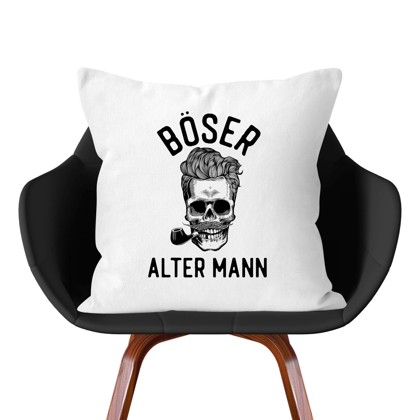 Kissen: Böser alter Mann