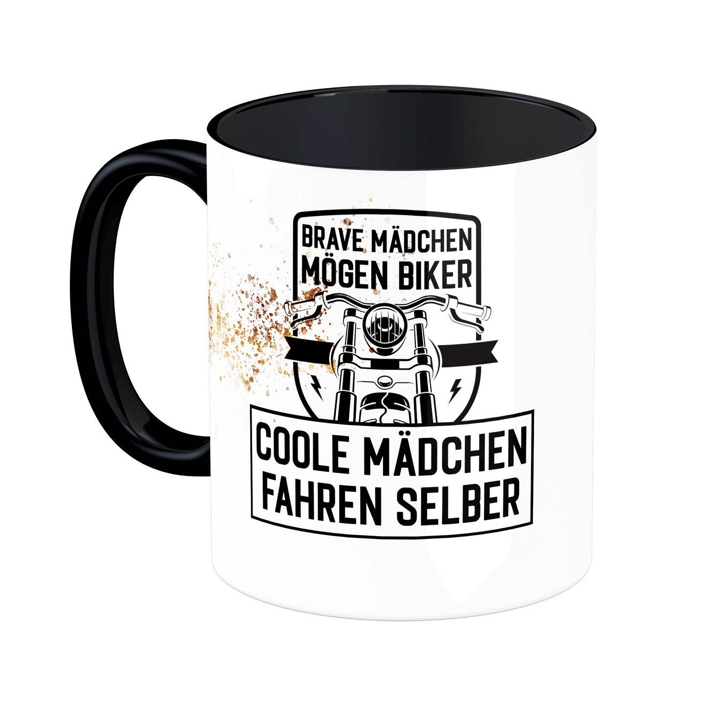 Tasse mit Spruch: Brave Mädchen ...