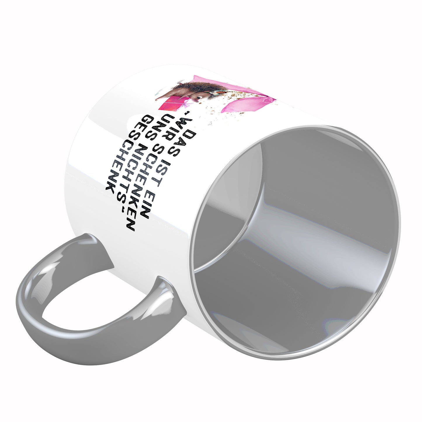 Tasse mit Spruch: Das ist ein wir schenken uns nichts Geschenk
