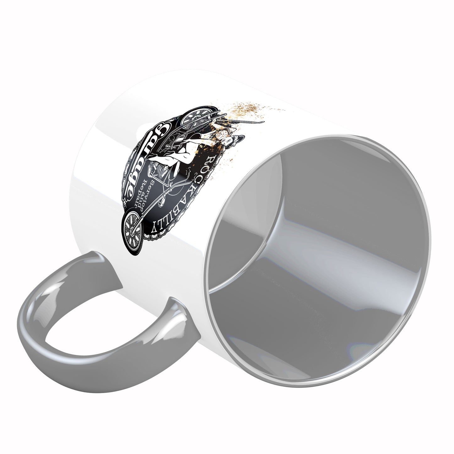 Tasse mit Spruch: Rockabilly Garage