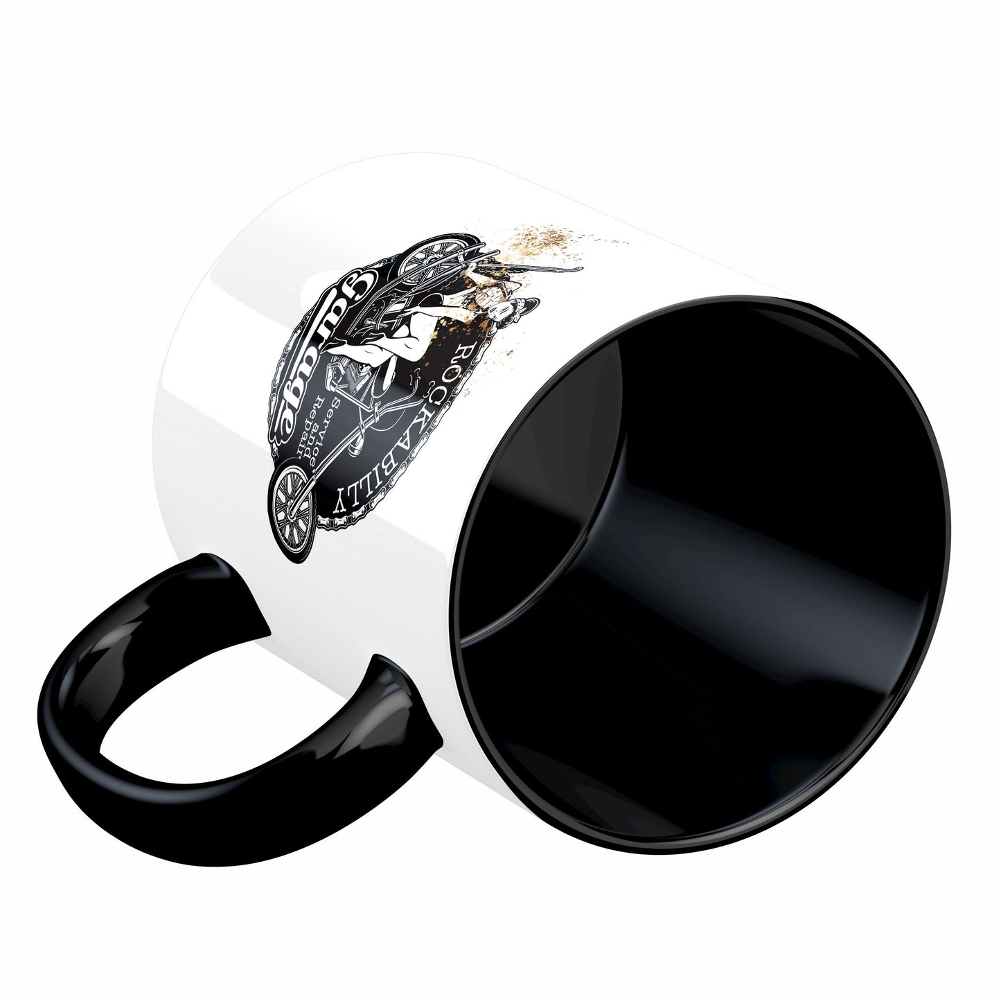 Tasse mit Spruch: Rockabilly Garage