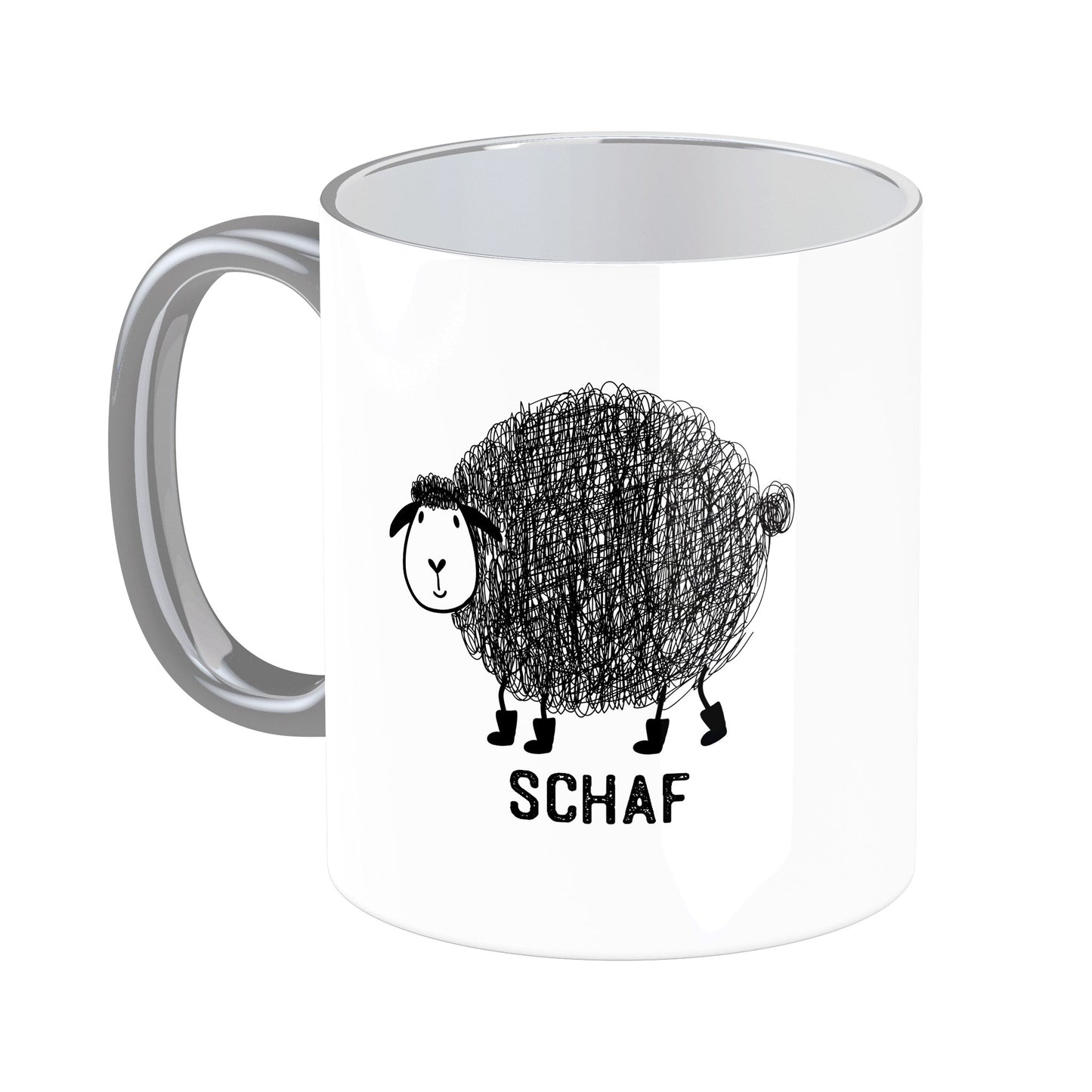 Tasse mit Spruch: Schaf - Unschaf