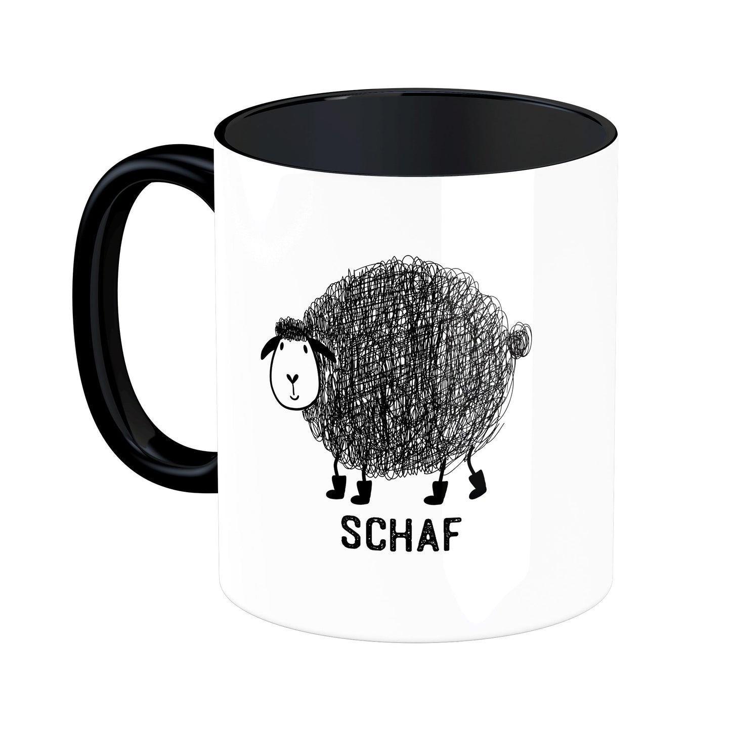 Tasse mit Spruch: Schaf - Unschaf