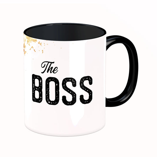 Tasse mit Spruch: The Boss ...