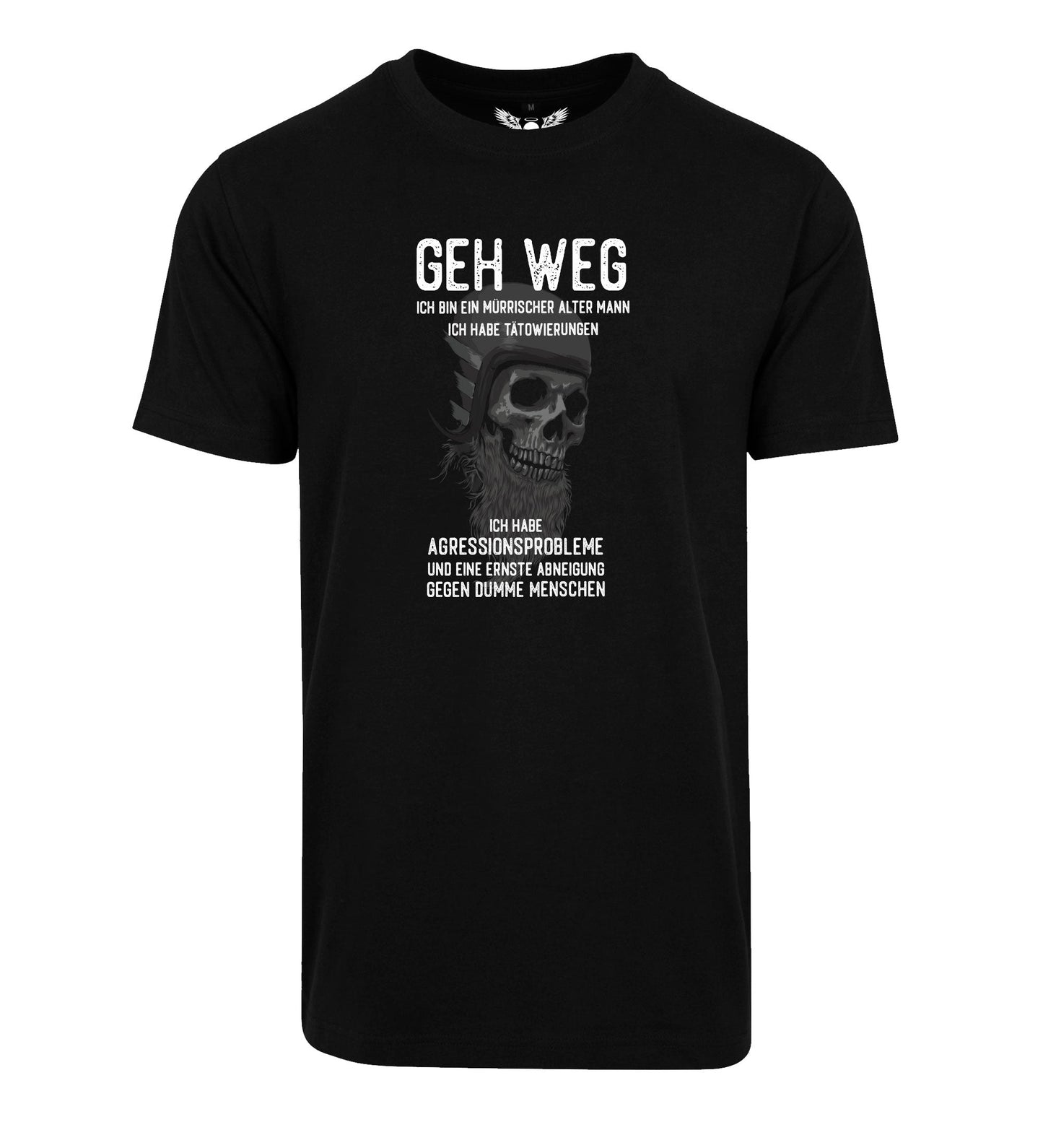 Herren T-Shirt: Geh weg ...