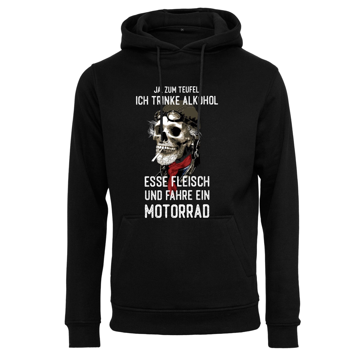 Hoodie: Ja zum Teufel ich trinke Alkohol