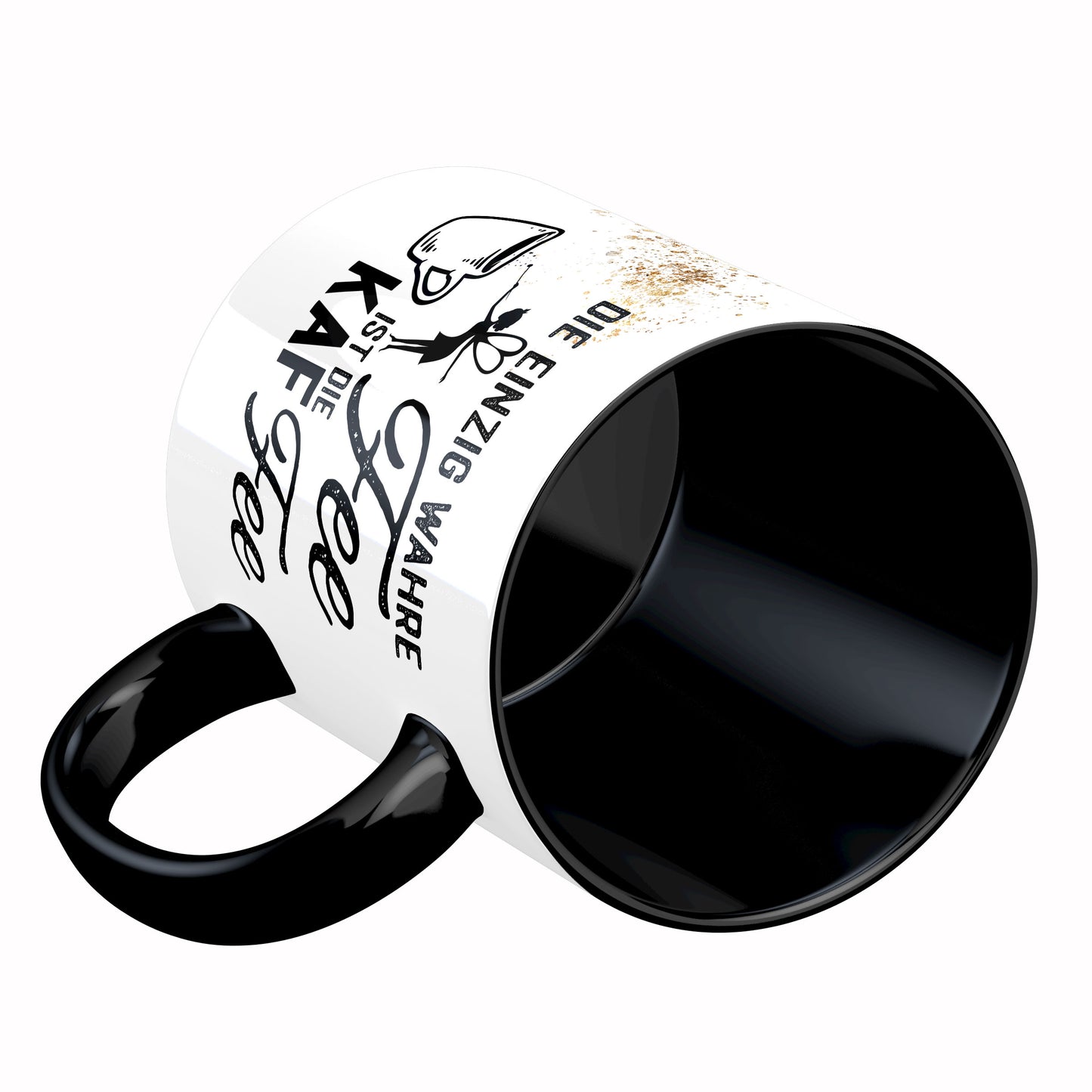 Tasse mit Spruch: Die einzig wahre Fee ist die Kaffee