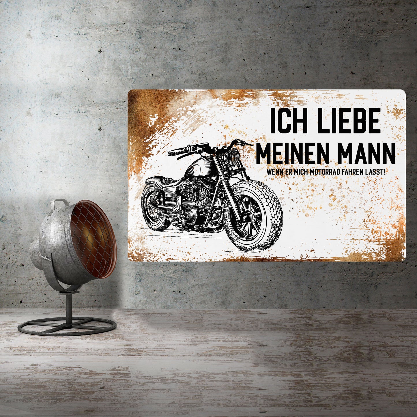 Schild - Ich liebe meinen Mann ...