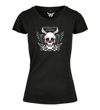Girlie Shirt: Engelchen & Teufelchen Blood Devil