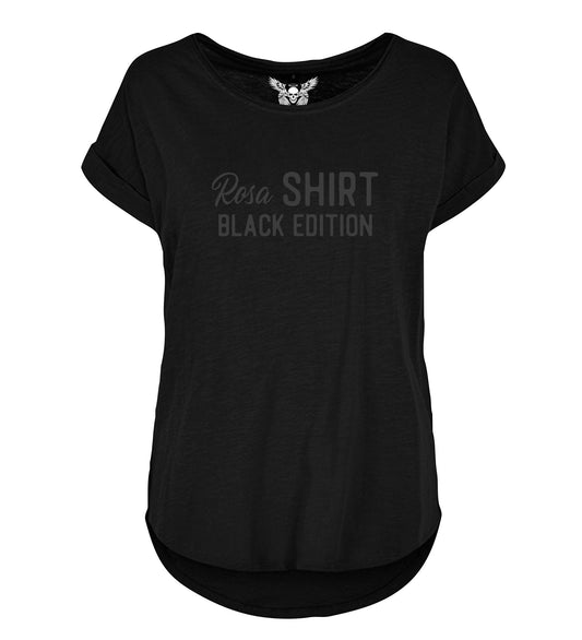 Lady Shirt: Rosa Shirt Black Edition