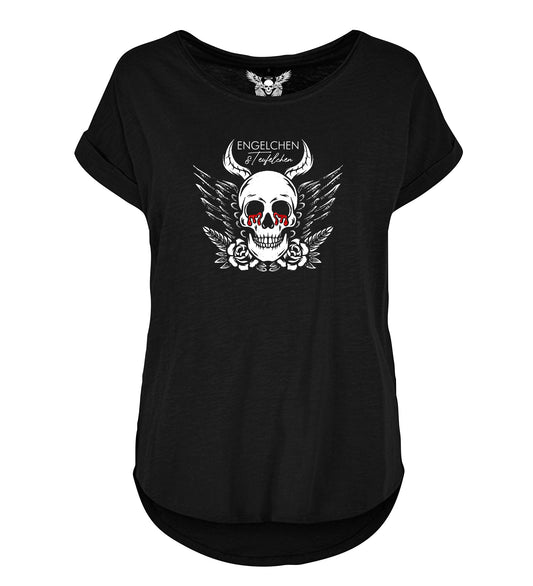 Lady Shirt: Engelchen & Teufelchen Blood Devil
