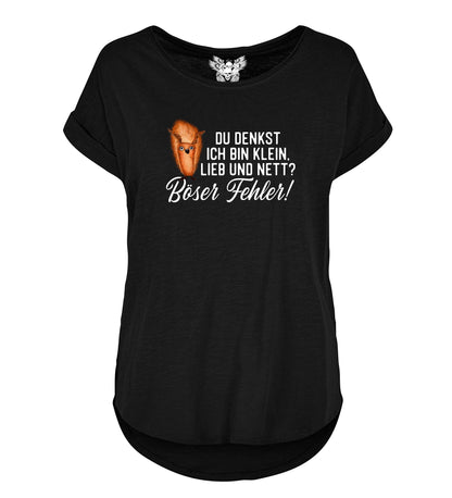 Lady Shirt: Du denkst ich bin klein, lieb & nett? Böser Fehler!