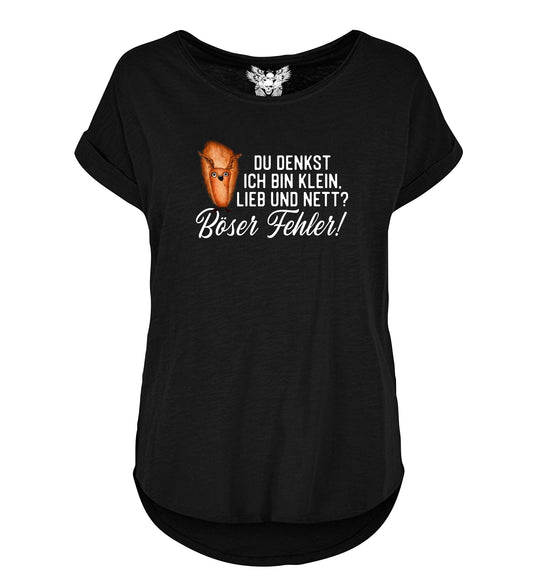 Lady Shirt: Du denkst ich bin klein, lieb & nett? Böser Fehler!