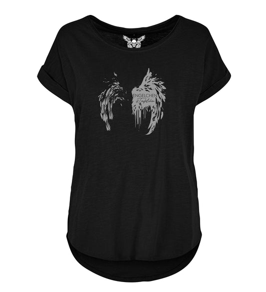 Lady Shirt: Engelchen & Teufelchen Wings