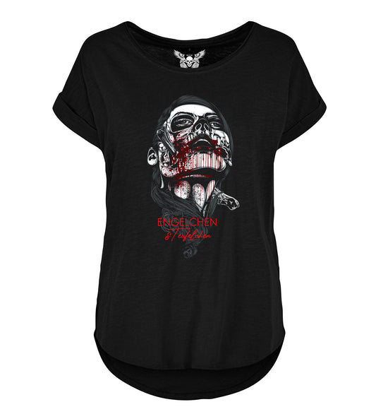 Lady Shirt: Engelchen & Teufelchen Blutlady