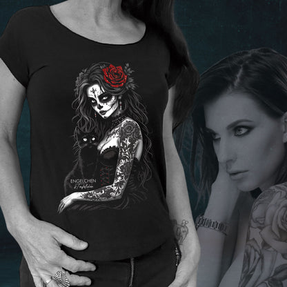 Lady Shirt: Black Cat
