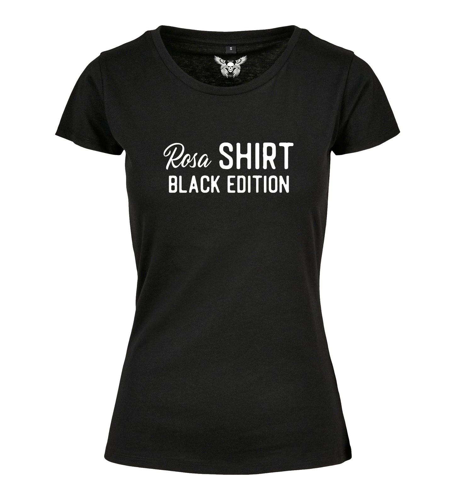Girlie Shirt: Rosa Shirt Black Edition
