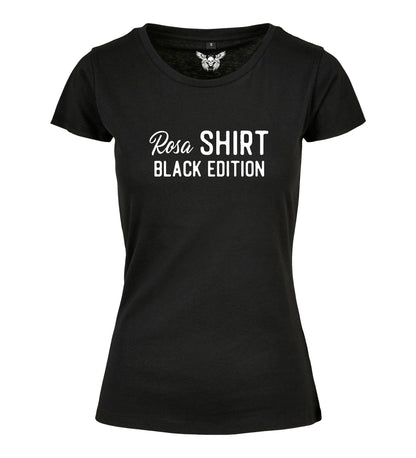 Girlie Shirt: Rosa Shirt Black Edition