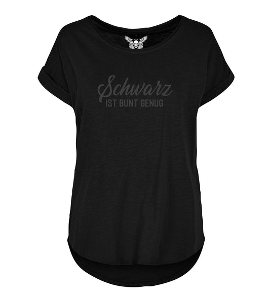 Lady Shirt: Schwarz ist bunt genug