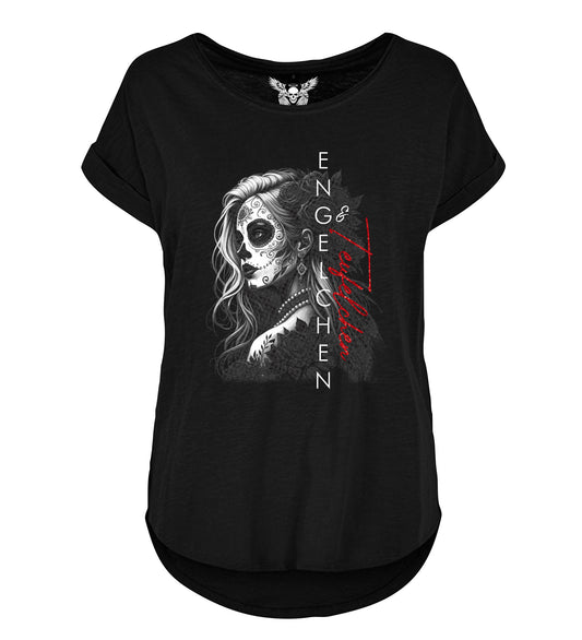 Lady Shirt: Black & White Lady
