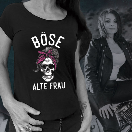 Lady Shirt: Böse alte Frau