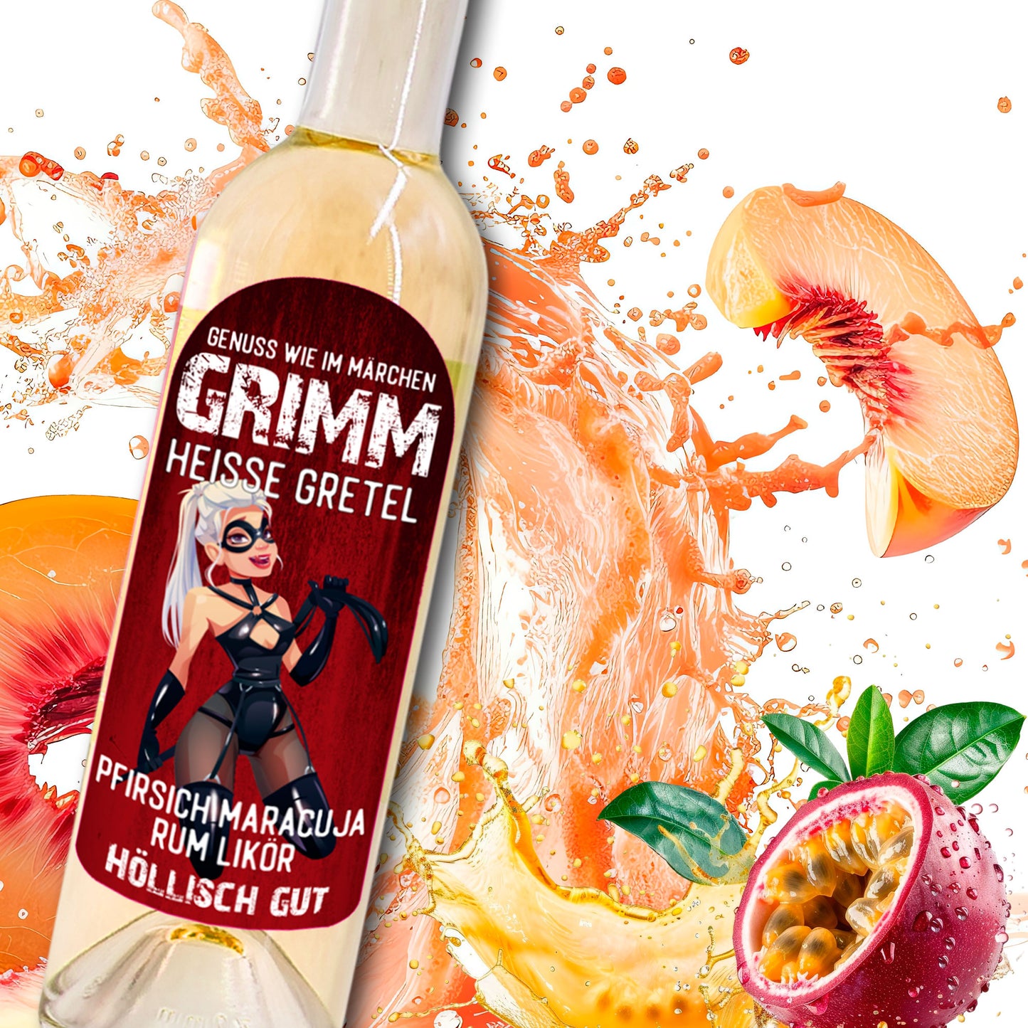 Heiße Gretel - Pfirsich Maracuja Rum Likör