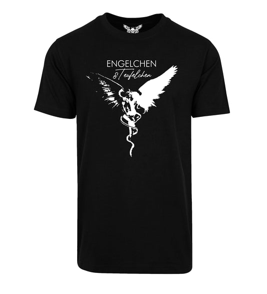T-Shirt: Engelchen & Teufelchen in Love