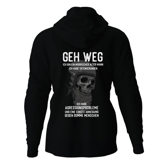 Kapuzenjacke Geh weg ...
