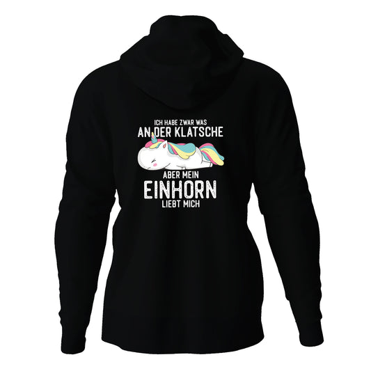 Kapuzenjacke Ich habe zwar was an der Klatsche ...