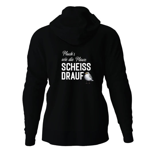 Kapuzenjacke Mach's wie die Möwe, scheiß drauf