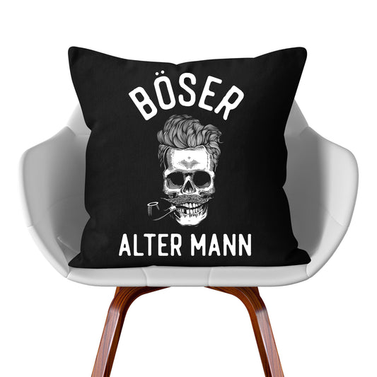 Kissen: Böser alter Mann