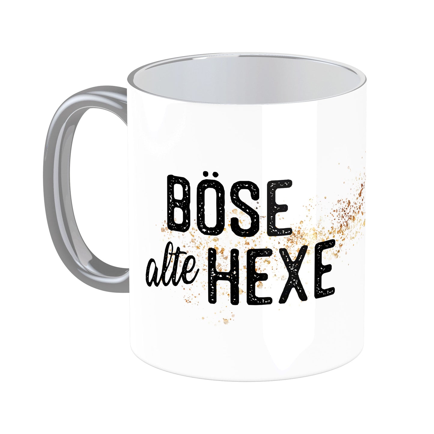 Tasse mit Spruch: Böse alte Hexe