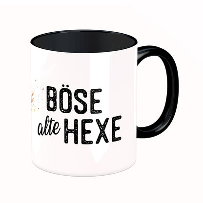 Tasse mit Spruch: Böse alte Hexe