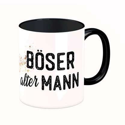 Tasse mit Spruch: Böser alter Mann