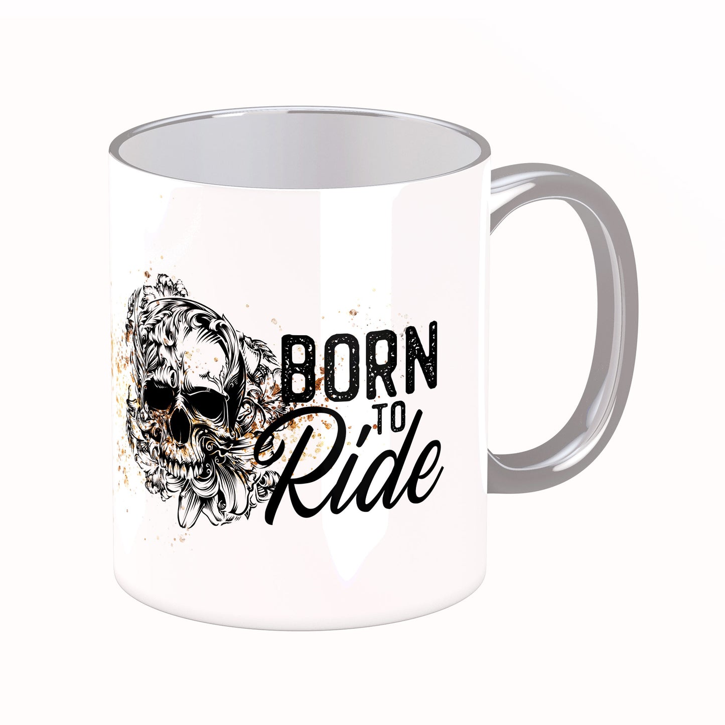Tasse mit Spruch: Born to ride