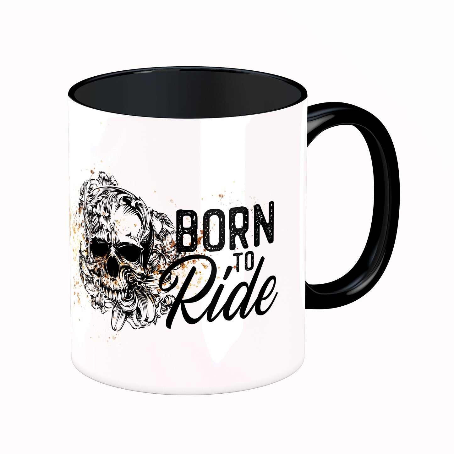 Tasse mit Spruch: Born to ride