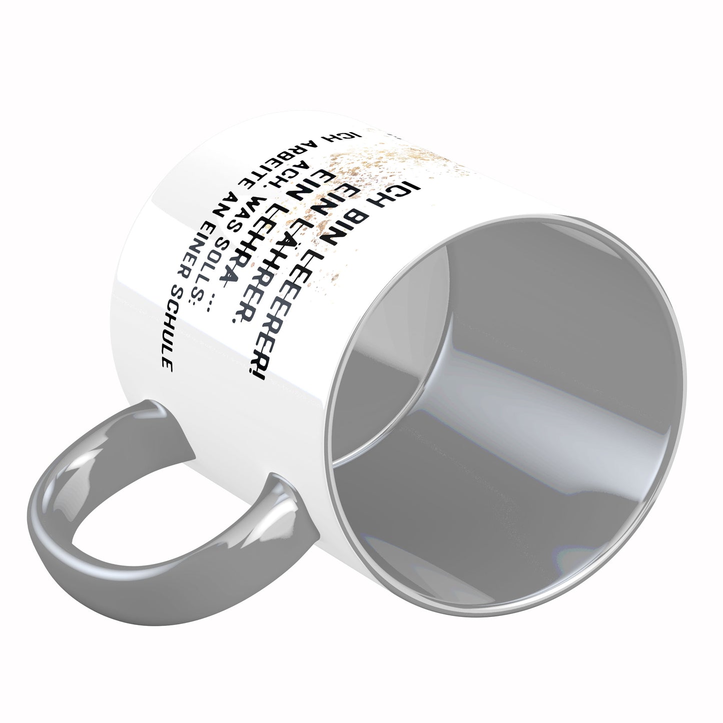 Tasse mit Spruch: Ich bin Leeerer ...