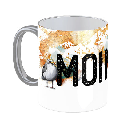 Tasse mit Spruch: Moin
