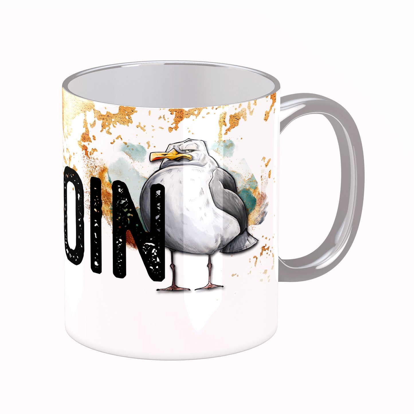 Tasse mit Spruch: Moin