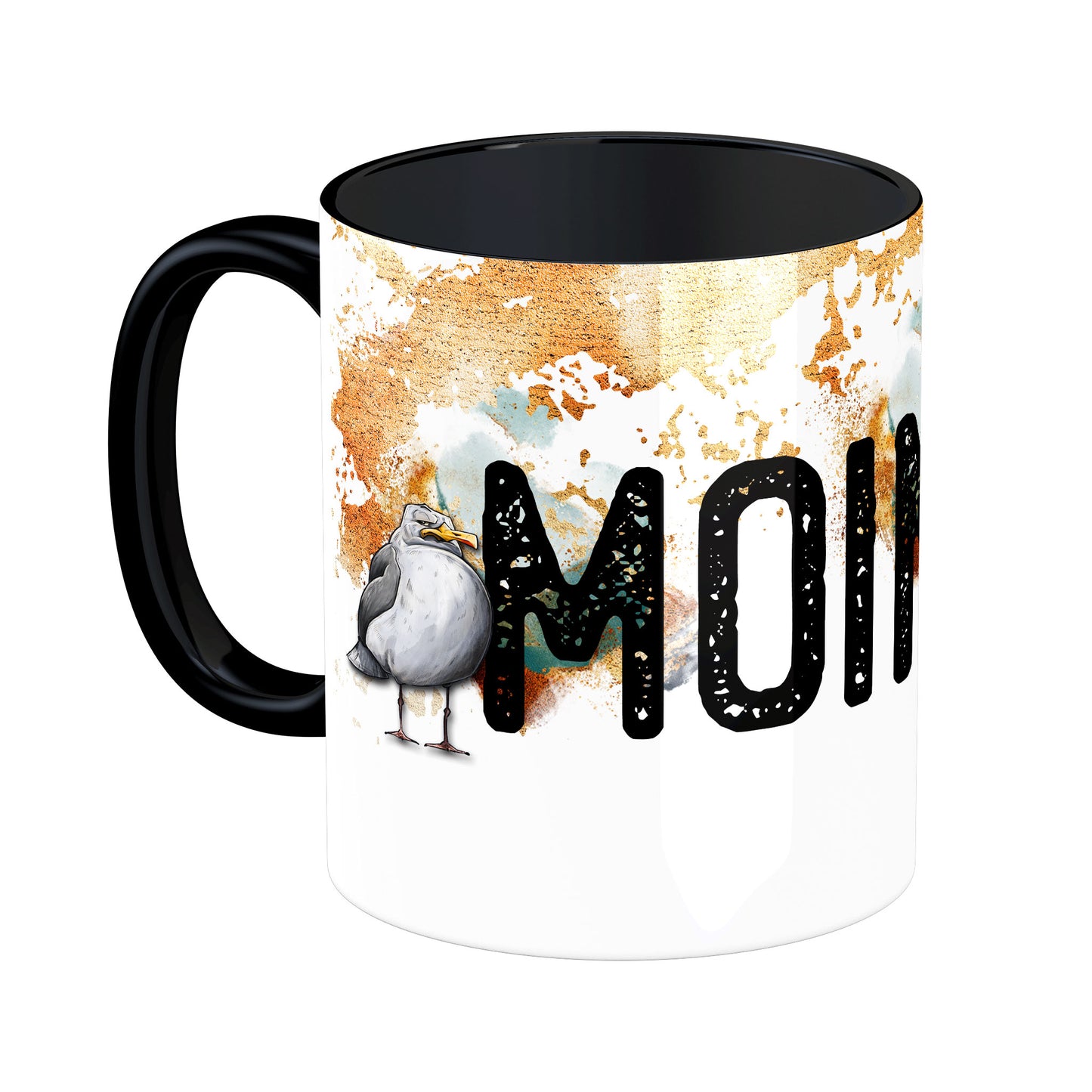 Tasse mit Spruch: Moin