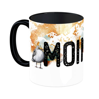 Tasse mit Spruch: Moin