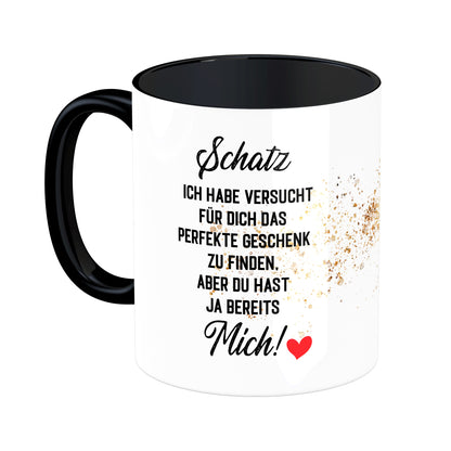 Tasse mit Spruch: Schatz, ich habe versucht ...